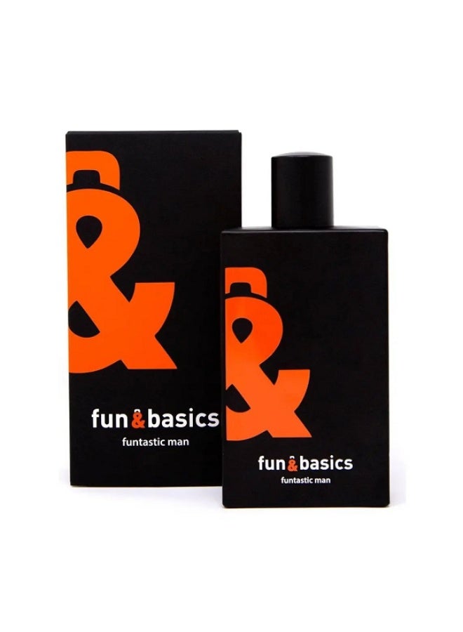 Fun & Basics Fun Basics Funtastic For men Eau de Parfum 100ml 3.4floz spray - Image 1